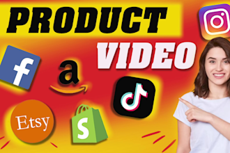 create a product video for amazon, social media and website