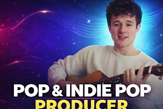 produce pop and indie pop music for you as a music producer