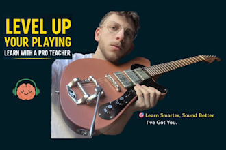 give you high value and fun guitar or bass lessons