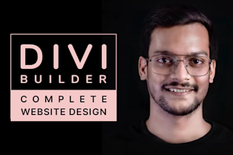 create a website using divi builder