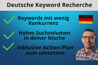 search SEO keywords german