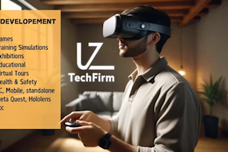 develop VR, ar, mr multiplayer or any game