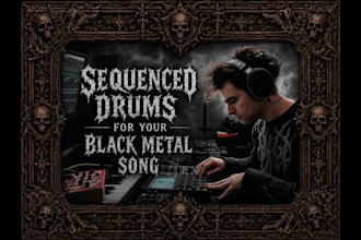 record the blackest midi drums for your black metal track