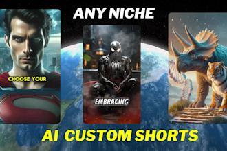 make custom ai shorts for youtube ,tiktok and instagram reels
