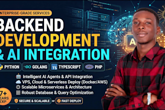 custom backend development and ai integration