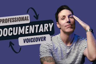 record a documentary voiceover