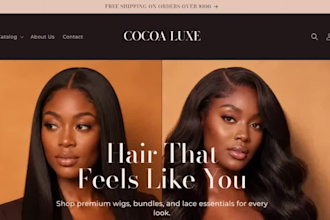 hair extension website hair extension shopify store wix hair extension website