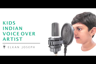 do indian kids voice over in english and malayalam
