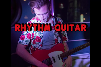 record a unique and fitting rhythm guitar part for your song