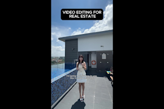 do video editing for real estate realtors, property listing, promos,tiktok reels
