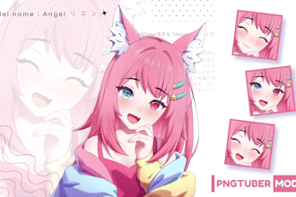 design your custom pngtuber character model for streaming