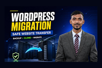 migrate wordpress website safely to new hosting