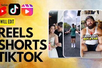 edit your instagram reels, tiktok, captions video, shorts