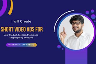 create an attractive promotional short video ad for ig, fb