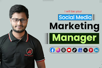 be your social media marketing manager and content creator
