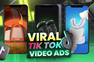 create viral tik tok dropshipping video ads for tik tok ads