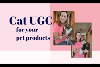 create a ugc video with my pet cat