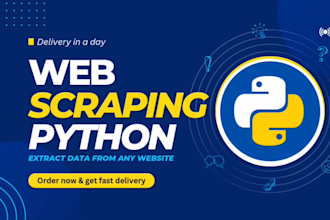 do automated python web scraping, data mining, or crawling