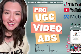 create authentic female millennial product review ugc video ads for social media