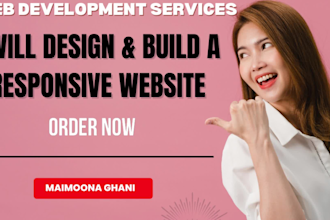 build custom html css website as frontend developer and backend developer