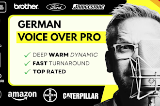 do a german voice over in a deep, warm and engaging tone