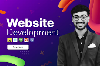 do full stack custom website development for you