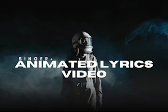 sing your song and create and animated lyrics video
