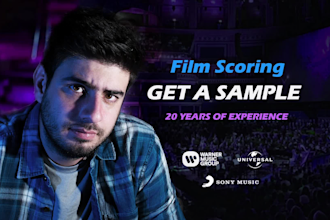 film score your movie soundtrack with cinematic or any style