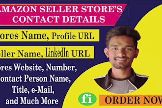 find amazon sellers stores email addresses, contact numbers lead generation