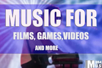compose and produce music for videos, games, movies, and more