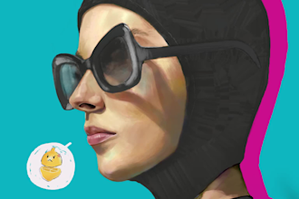draw a stylized portrait for you