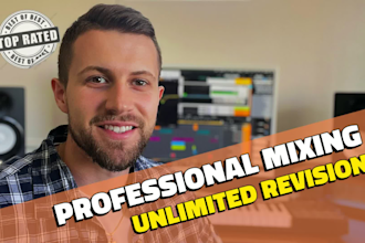 provide music mixing as a professional mixing engineer