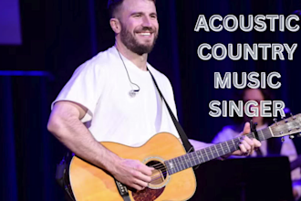 be your professional country singer, songwriter, and acoustic vocalist