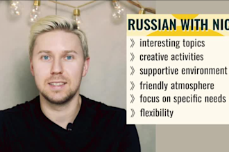 be your native russian tutor for positive outcomes