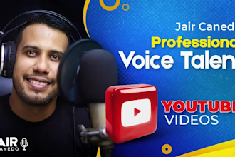 record a professional voiceover in spanish for youtube video