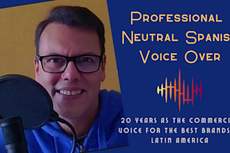 voiceover podcast and videos in spanish