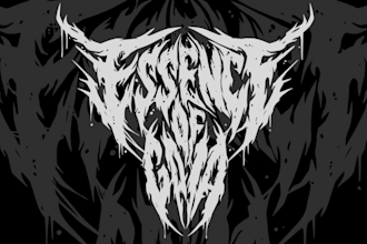 create an extreme metal band logo