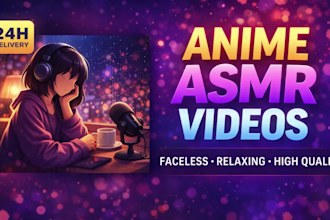 make premium ai  aesthetic animation for relaxing asmr faceless channels