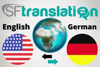 translate english to german and german to english