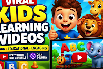 do kids video, youtube kids learning video, nursery rhymes, animation for kids