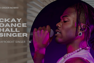 be your male dancehall singer, pop, hip pop, rnb, and reggae singer