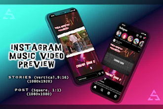edit your instagram music teaser with professional editing