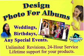 design photo for albums in 24hrs