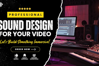 professionally sound design your video