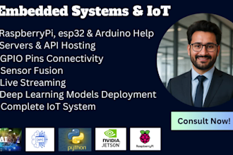 help with raspberry pi, esp32, arduino, and ai powered automated iot projects