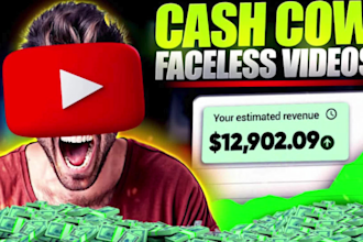 do automated cashcow youtube channel, cashcow faceless monetisation video