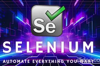 make bots, web scraper, and browser automation with selenium