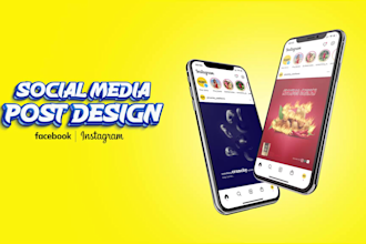 design social media posts, ads, stories for facebook and instagram