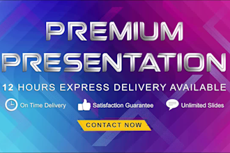design premium powerpoint presentation and pitch deck