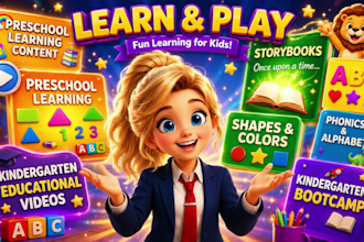 do 3d pixar style ai nursery rhyme, abc and educational learning video for kids